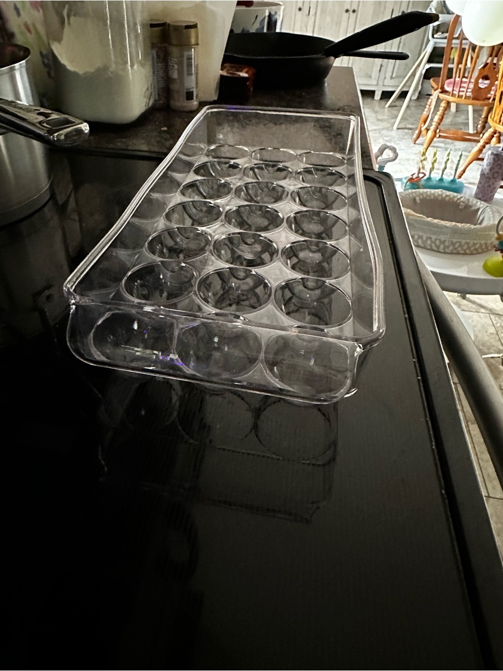Clear Plastic Egg Storage Tray - Home Storage & Organization